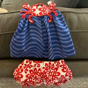 0-6M Mud Pie summer outfit